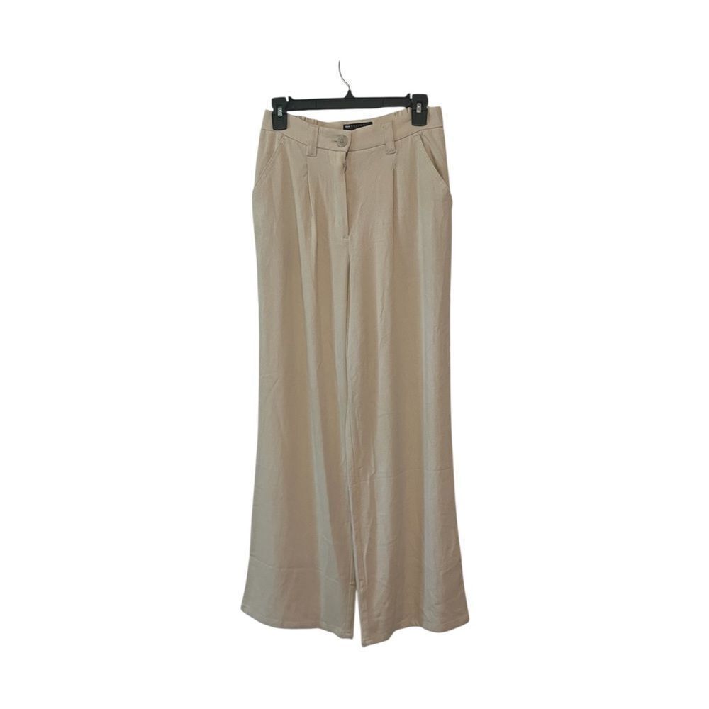 ASOS | Women's Cream Wide-Leg Trousers